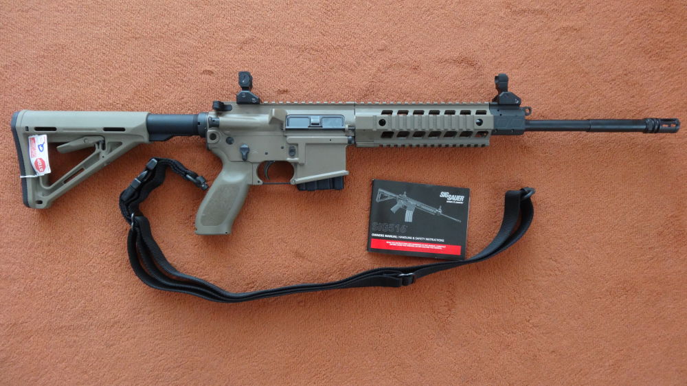 Sig Sauer Sig 516 Patrol Fde Flat Dark Earth 223 Rem Auf Pr